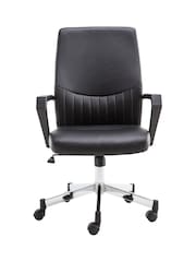 Alphason Black Brooklyn Office Chair - Image 3 of 5