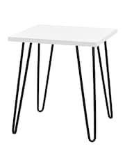 Dorel Home White Owen Retro Side Table - Image 3 of 6