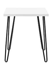 Dorel Home White Owen Retro Side Table - Image 4 of 6