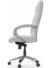 Alphason Grey Bedford Office Chair - Image 4 of 5