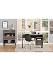 Dorel Home Medium Brown Candon Office Desk with Storage - Image 2 of 6