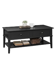 Dorel Home Black Franklin Coffee Table - Image 4 of 5