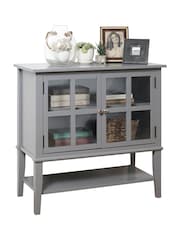 Dorel Home Grey Franklin 2 Door Storage Cabinet - Image 4 of 6