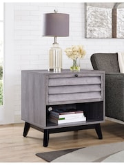 Dorel Home Grey Oak Vaughn Accent Table - Image 1 of 6