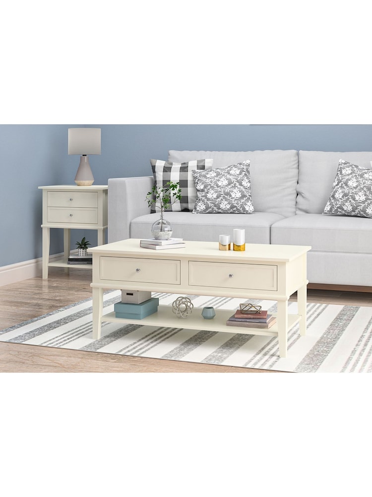 Dorel Home White Franklin Coffee Table - Image 2 of 6
