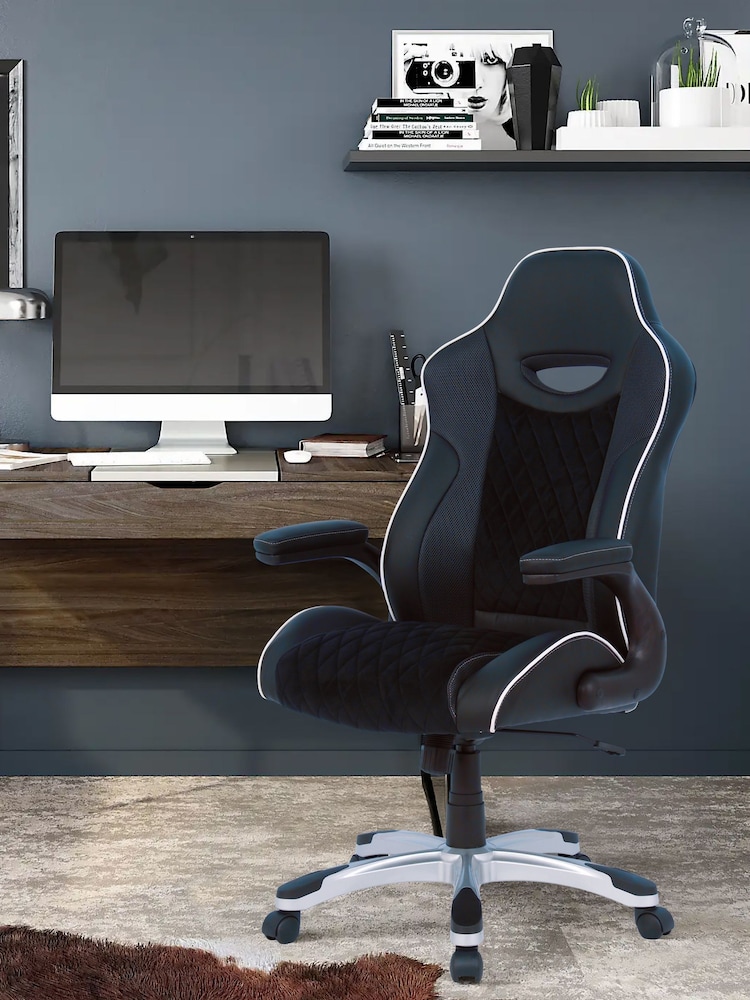 Alphason Black Silverstone Office Chair - Image 1 of 5