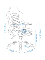 Alphason Black Silverstone Office Chair - Image 4 of 5