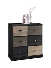 Dorel Home Black Mercer 6 Door Storage Cabinet - Image 5 of 6