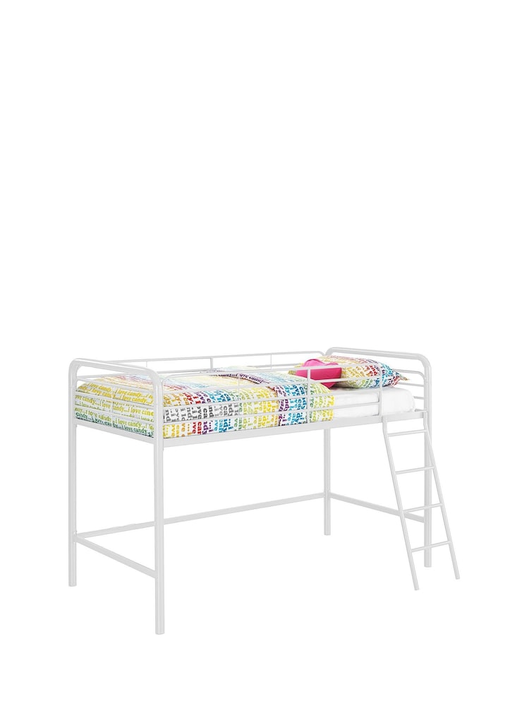 Dorel Home White Midsleeper Bunk Bed - Image 6 of 6 Dorel Home White Midsleeper Bunk Bed - Image 6 of 6
