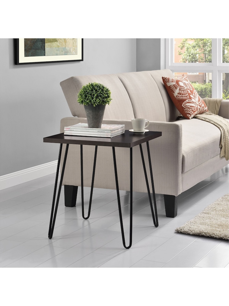 Dorel Home Espresso Owen Retro Side Table - Image 1 of 6