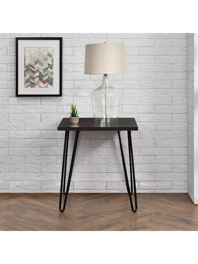 Dorel Home Espresso Owen Retro Side Table - Image 2 of 6