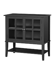 Dorel Home Black Franklin 2 Door Storage Cabinet - Image 3 of 6