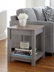 Dorel Home Grey Carver Side Table - Image 1 of 6