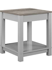 Dorel Home Grey Carver Side Table - Image 3 of 6