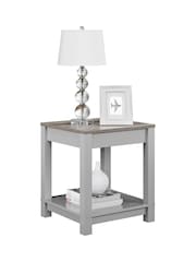 Dorel Home Grey Carver Side Table - Image 4 of 6