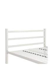 Dorel Home White Modern Metal Canopy Bed - Image 13 of 14