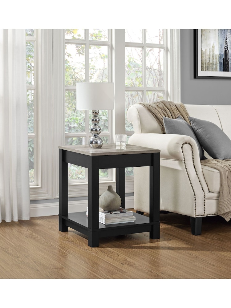 Dorel Home Black Carver Side Table - Image 2 of 6