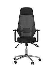 Alphason Black Clifton Office Chair - Image 3 of 6