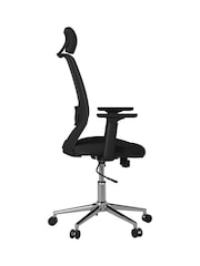 Alphason Black Clifton Office Chair - Image 4 of 6