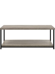 Dorel Home Grey Oak Elmwood Coffee Table - Image 3 of 6
