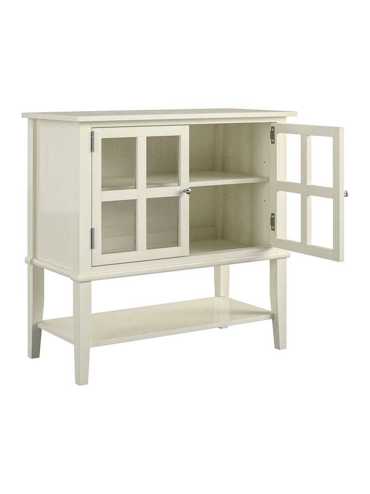 Dorel Home White Franklin 2 Door Storage Cabinet - Image 6 of 6