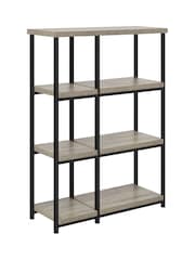 Dorel Home Grey Oak Elmwood Bookcase - Image 3 of 6