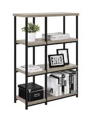 Dorel Home Grey Oak Elmwood Bookcase - Image 4 of 6
