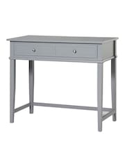 Dorel Home Grey Franklin Office Desk with Storage - Image 2 of 6