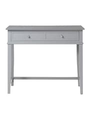 Dorel Home Grey Franklin Office Desk with Storage - Image 3 of 6