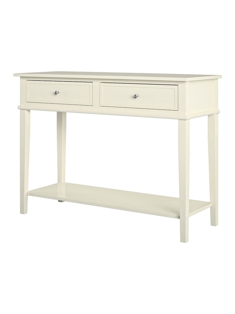 Dorel Home White Franklin Console Table - Image 2 of 6