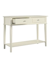Dorel Home White Franklin Console Table - Image 3 of 6