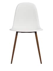 Dorel Home Set of 2 White Project 62 Copley Plastic Chairs - Image 4 of 6