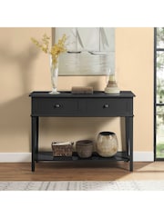Dorel Home Black Franklin Console Table - Image 1 of 6