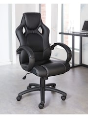 Alphason Black Daytona Office Chair - Image 1 of 5
