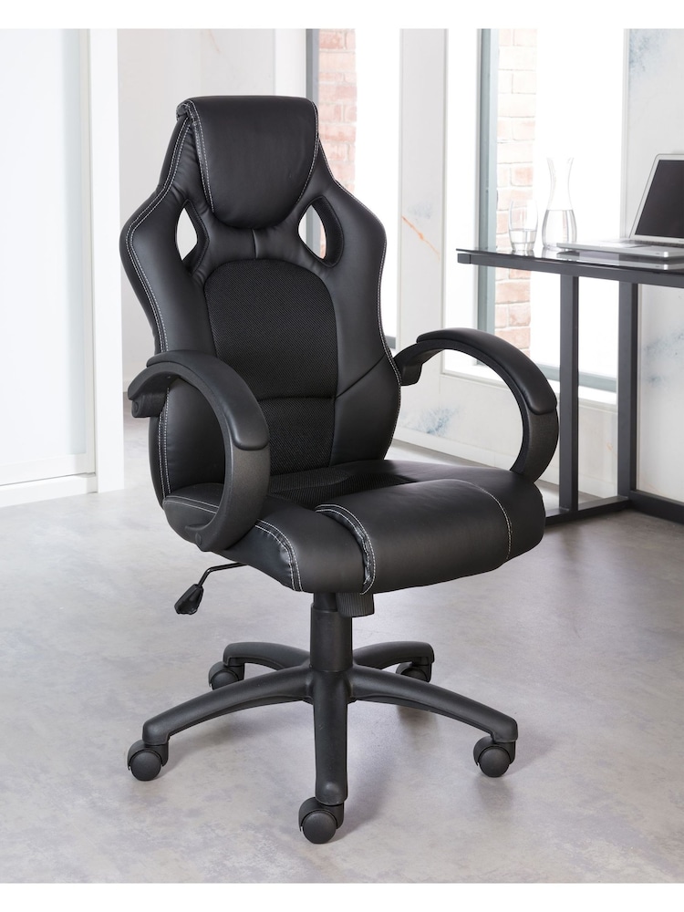 Alphason Black Daytona Office Chair - Image 1 of 5