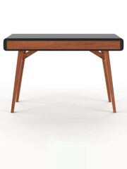 Alphason Black Stirling Oak Pevensey Office Desk - Image 4 of 5