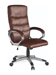 Alphason Brown Hampton Office Chair Leather - Image 2 of 6