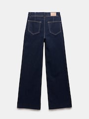 Mint Velvet Blue Dark Indigo Tailored Wide Jeans - Image 4 of 4