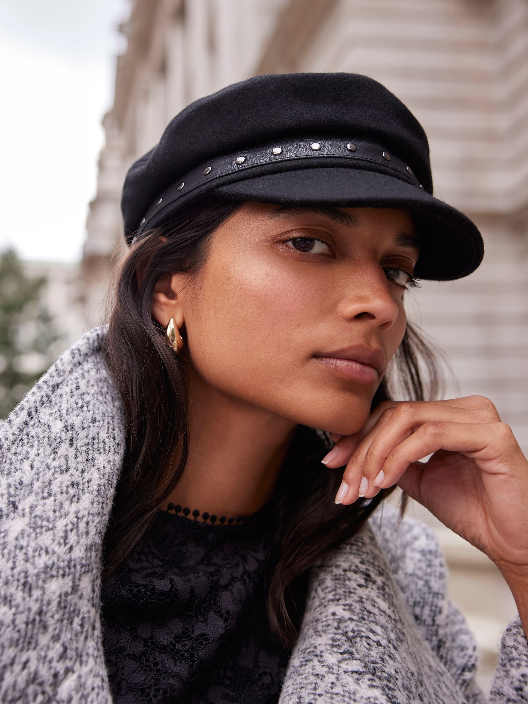 Y2k Hat Baker Boy Hat Ladies Velvet Soft Newsboy Cap Headware