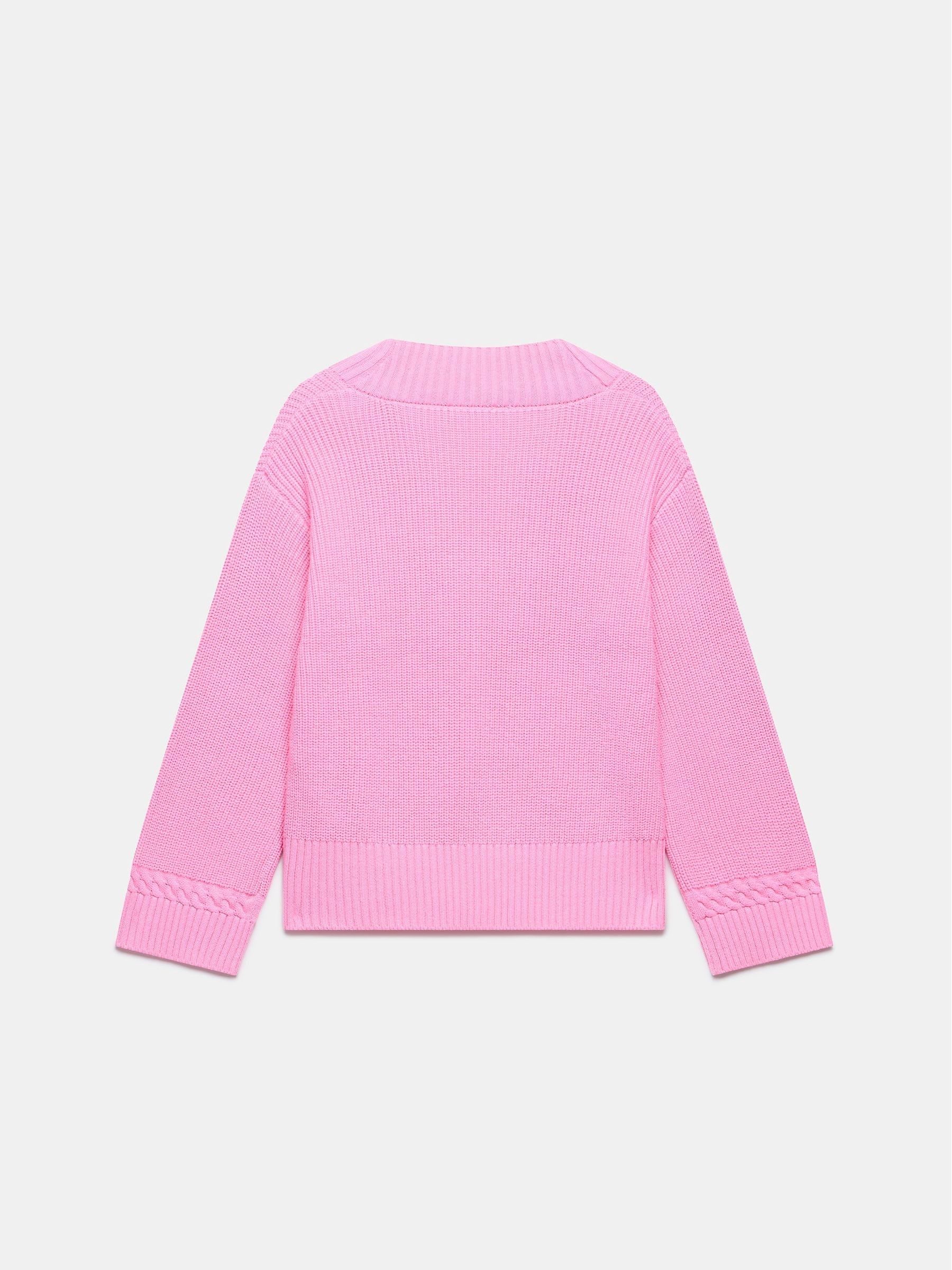 Buy Mint Velvet Pink Cotton Blend Jumper from Next Turkey