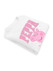Character White Peppa Pig Peppa And Stars Sweatshirt - Image 6 of 7