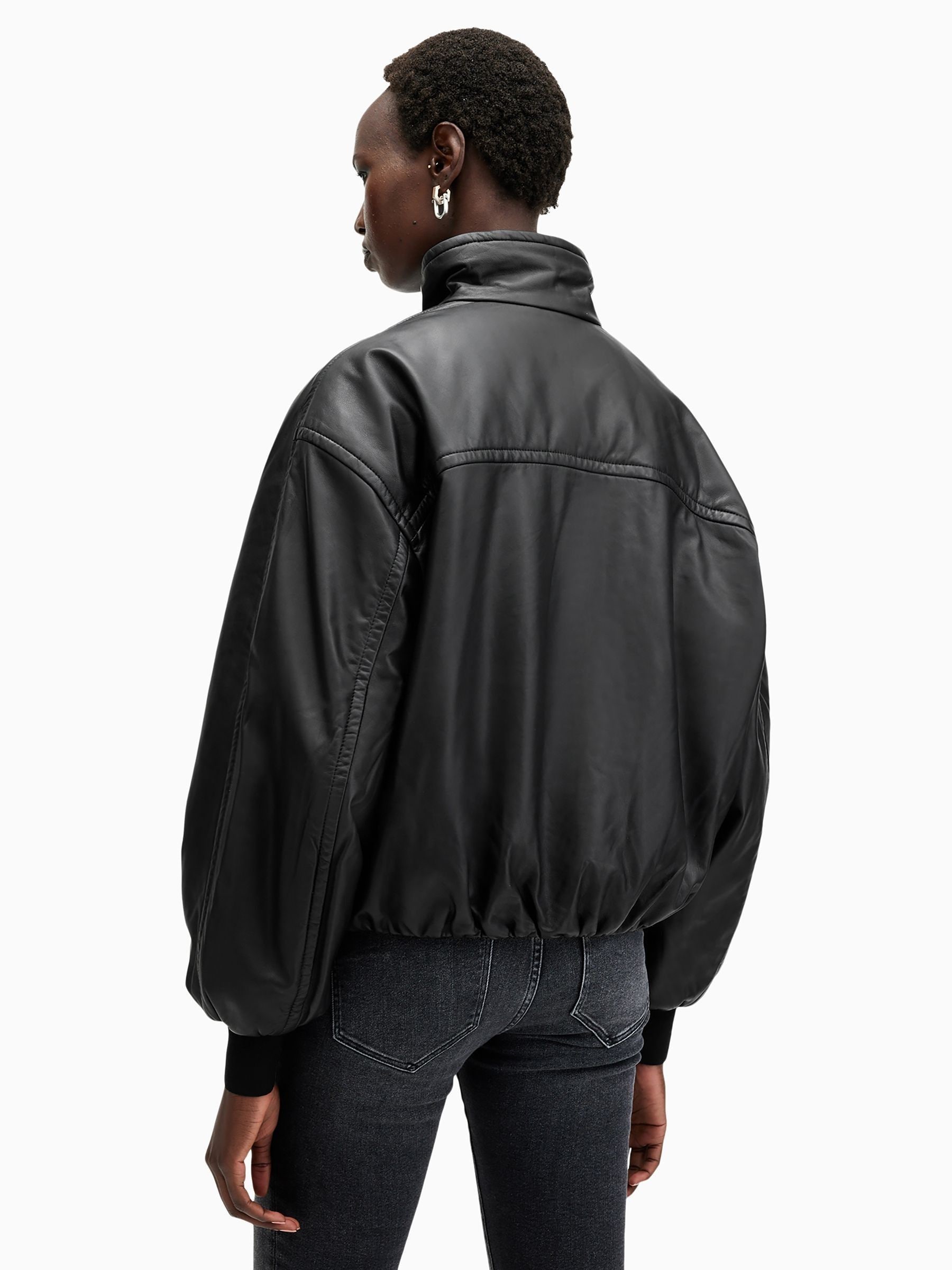 Buy AllSaints Black Rowan Bomber Jacket from Next USA