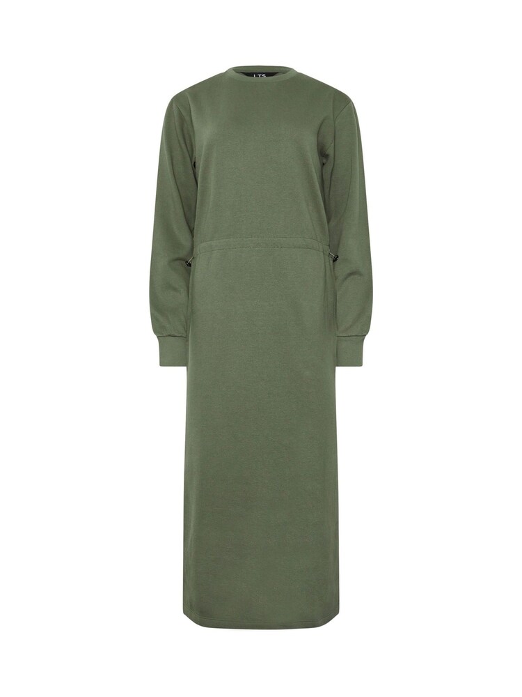 Long Tall Sally Green Sweat Midi Dress - Image 5 of 5