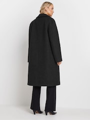 Long Tall Sally Black Wrap Coat - Image 3 of 5
