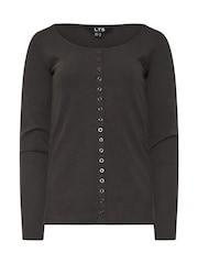 Long Tall Sally Green Long Sleeve Button Through T-Shirts 2 Pack - Image 8 of 8