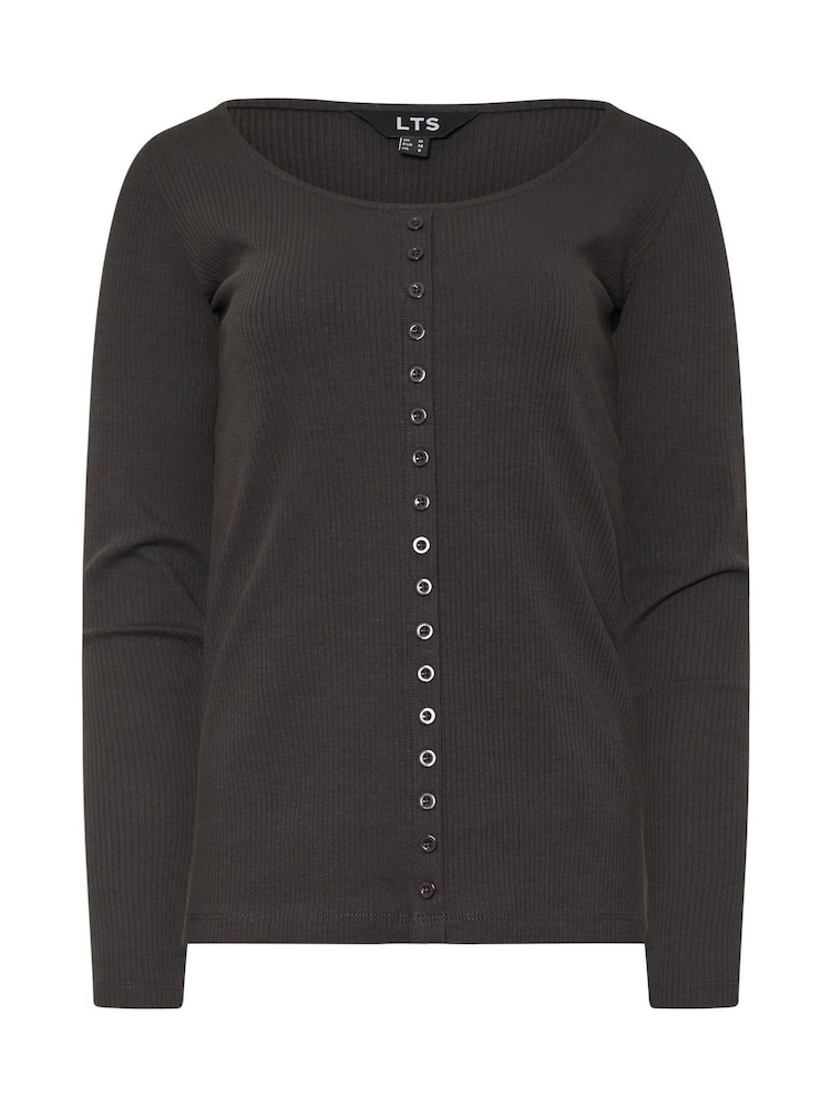 Long Tall Sally Green Long Sleeve Button Through T-Shirts 2 Pack - Image 8 of 8 Long Tall Sally Green Long Sleeve Button Through T-Shirts 2 Pack - Image 8 of 8