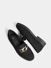 Long Tall Sally Black Chain Loafers - Image 4 of 4