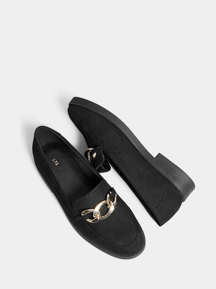 Long Tall Sally Black Chain Loafers - Image 4 of 4