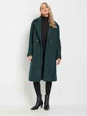 Long Tall Sally Blue Wrap Coat - Image 1 of 5
