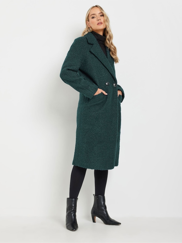 Long Tall Sally Blue Wrap Coat - Image 2 of 5